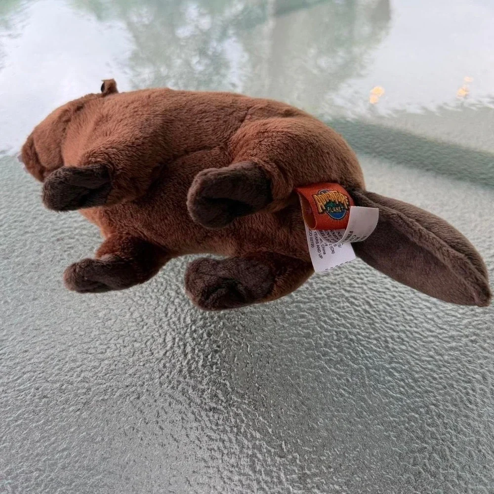 Beaver Plush Adventure Planet Retired Woodland Stuffed Animal Collectible